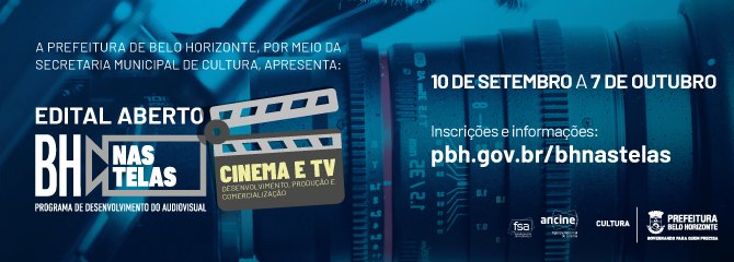 Com inscrições durante setembro, Belo Horizonte tem edital para Cinema, TV e Games