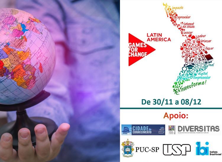 Sexta (15) é o último dia para inscrição de projetos em pitchings do Festival Games for Change América Latina